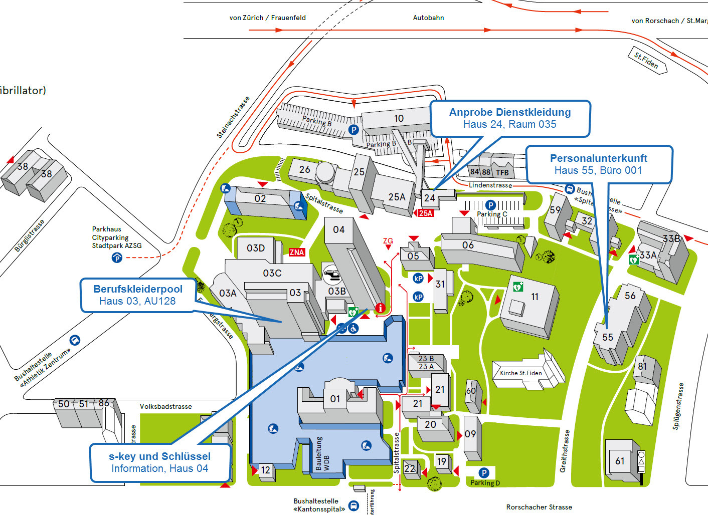 Erster Arbeitstag | Kantonsspital St.Gallen